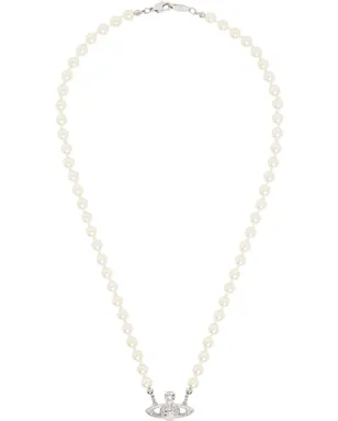 Vivienne Westwood Mini Bas Relief フェイクパール ネックレス - サムネイル1