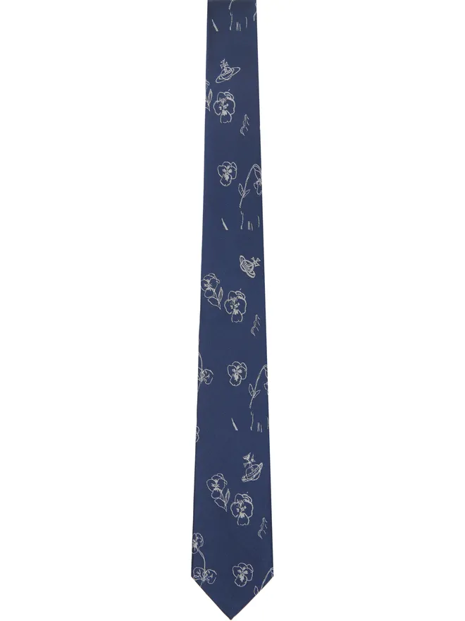Vivienne Westwood Vivienne Westwood 7cm 'Flower & Orb' ネクタイの商品画像