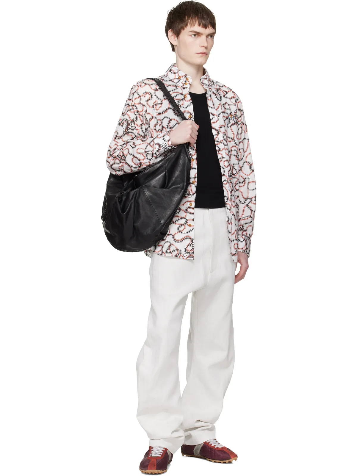 Vivienne Westwood ラージ Agnes ショルダーバッグ - 画像4