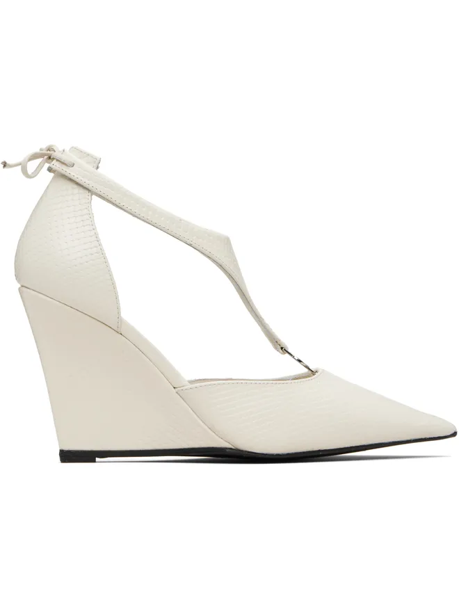 Coperni Coperni ホワイト ウェッジ スティレットヒールの商品画像