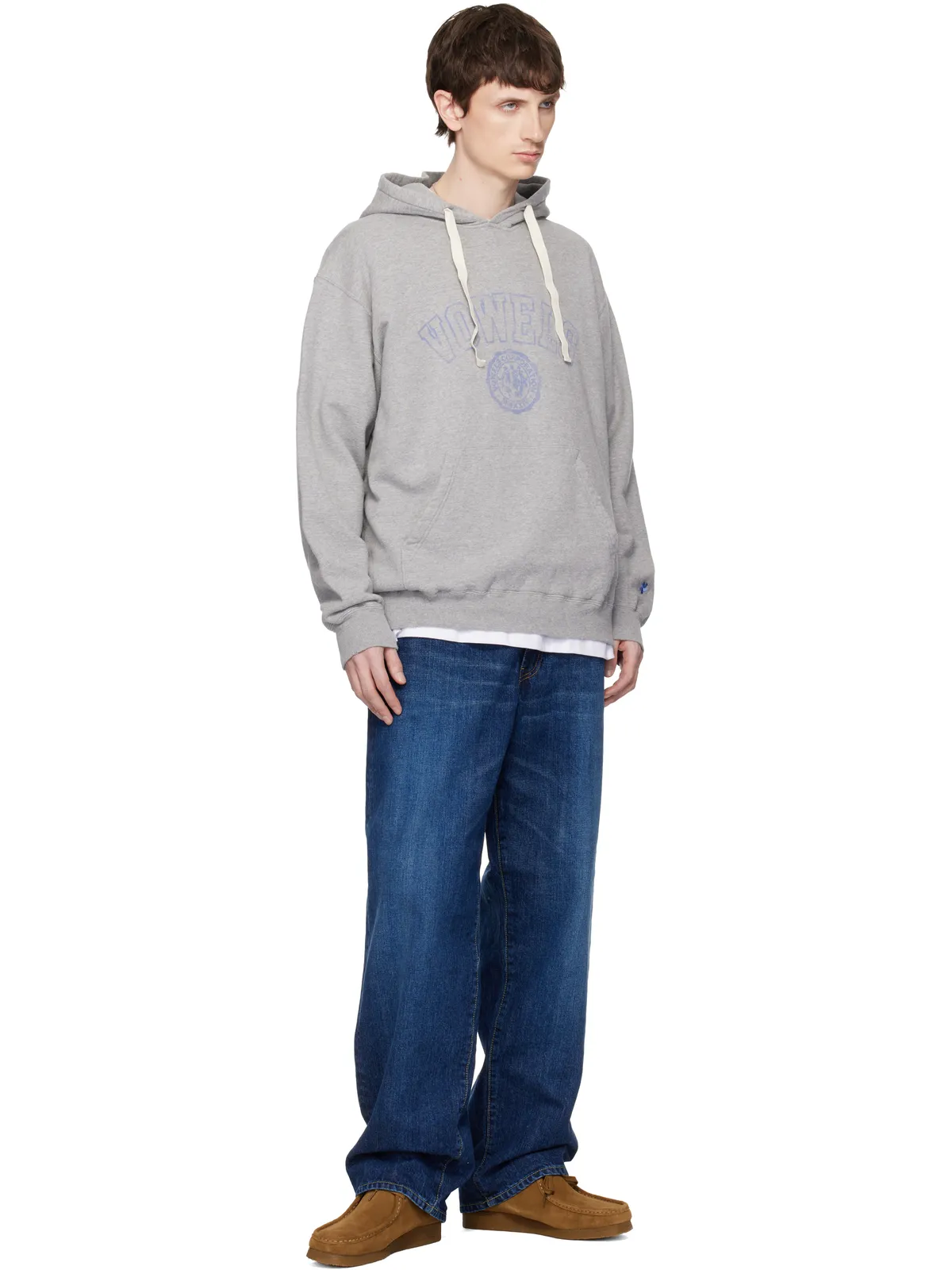 vowels Faded Collegiate フーディ - 画像4