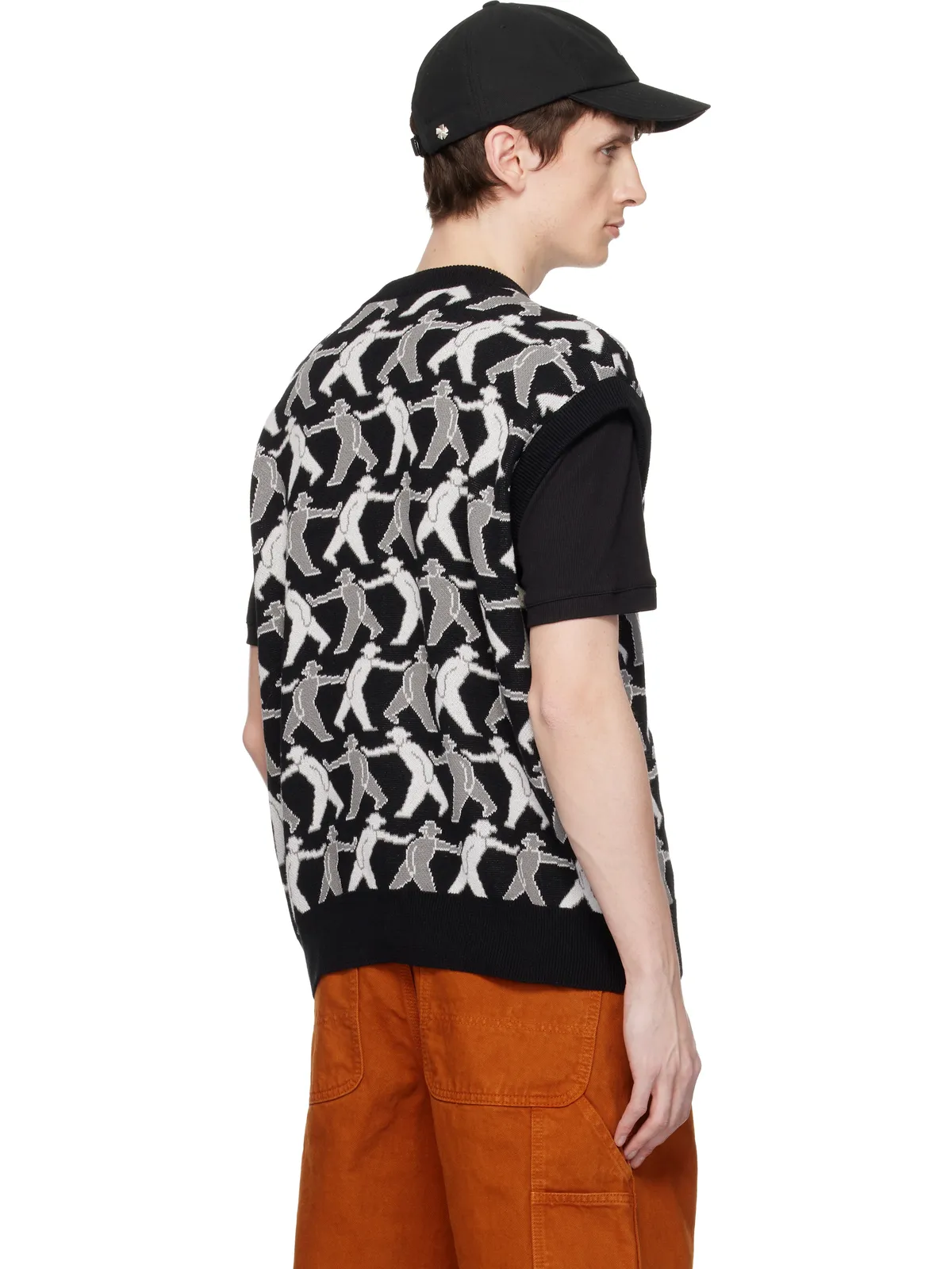 vowels Tag-A-Long Knitted ベスト - 画像3