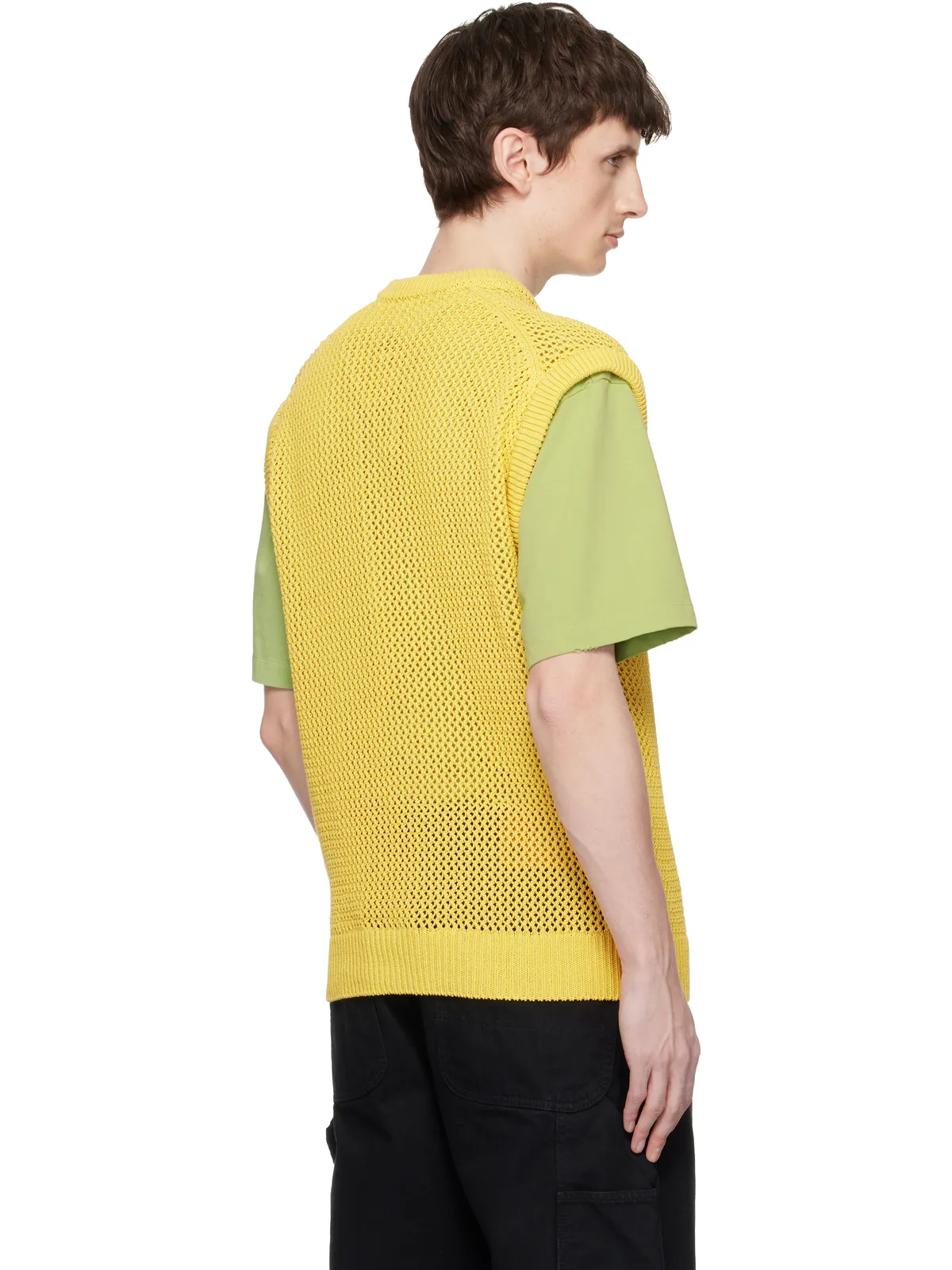 vowels Knitted ベスト - 画像3
