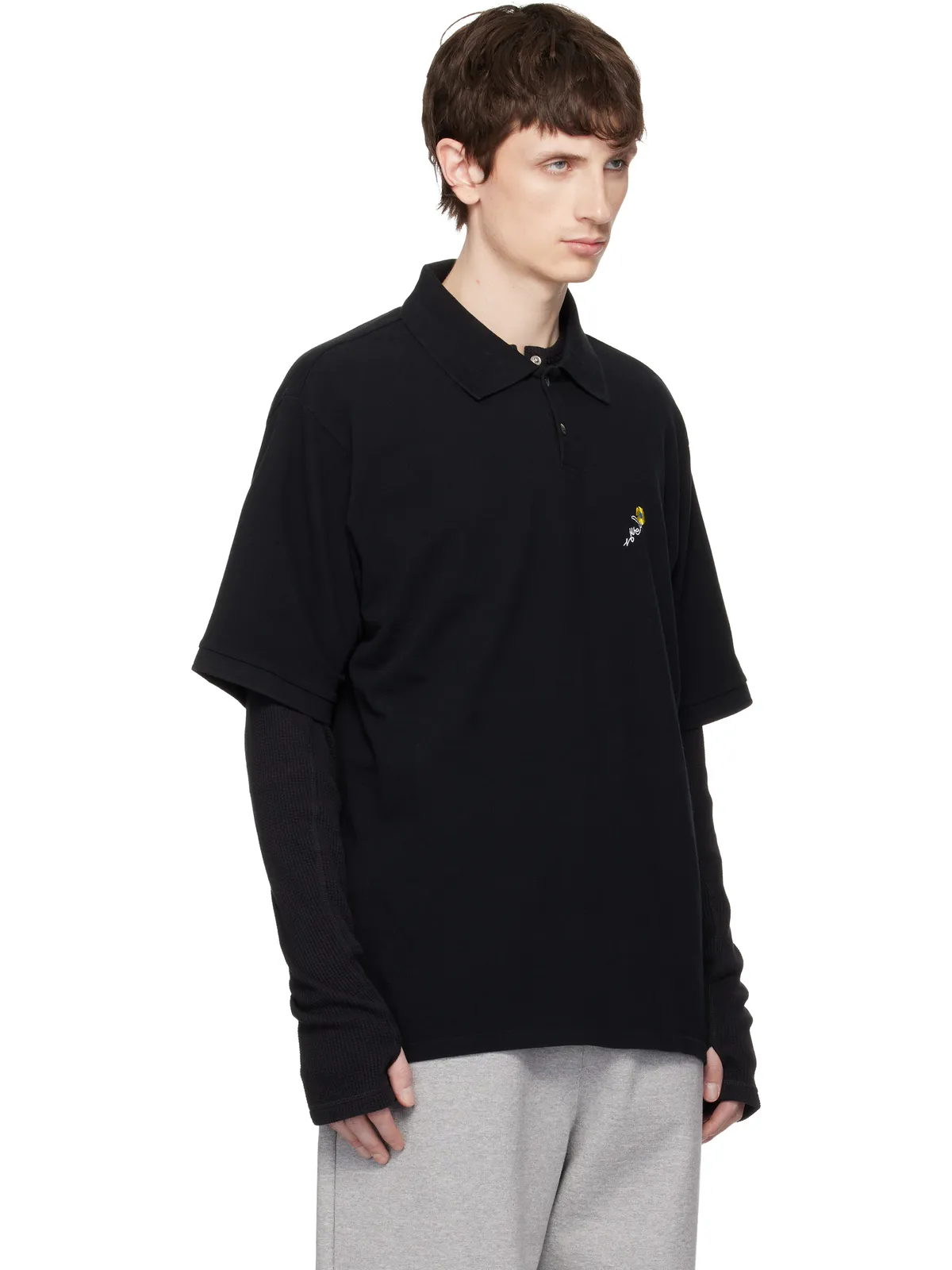 vowels S/S ピケ ポロシャツ - 画像2