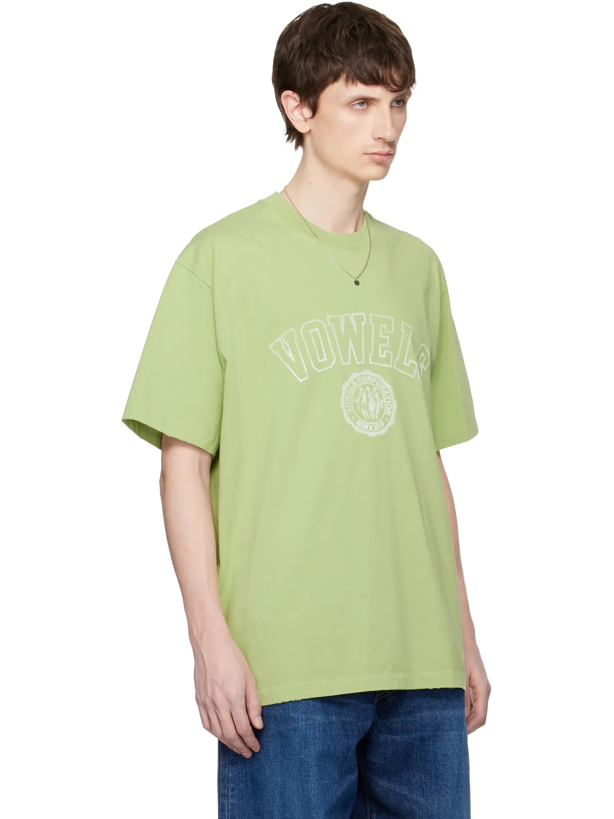 vowels Faded Collegiate Tシャツ - 画像2