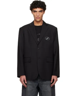 WE11DONE Oversized Suit ロゴ テーラードジャケット - サムネイル1