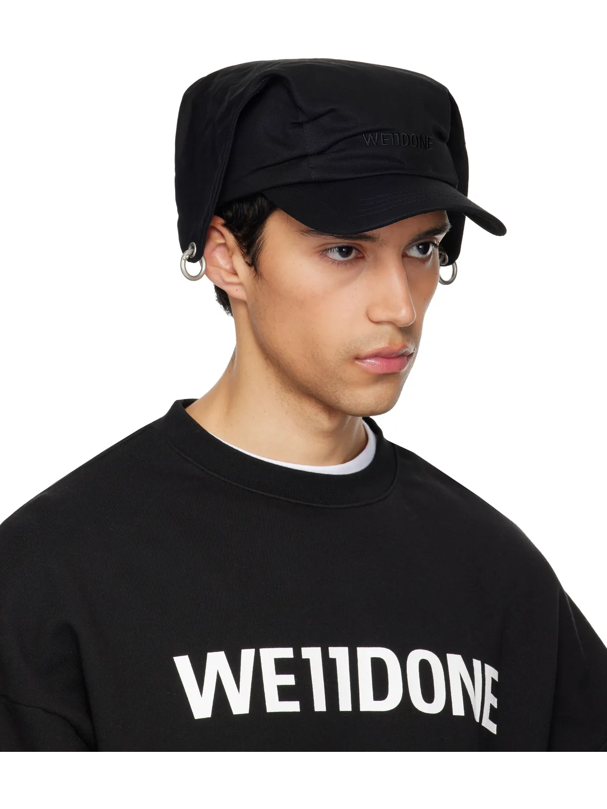 WE11DONE Ear Detailed キャップ - 画像2