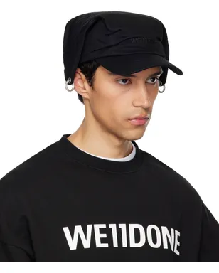 WE11DONE Ear Detailed キャップ - サムネイル2