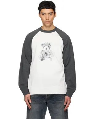 WE11DONE Teddy Raglan セーター - サムネイル1