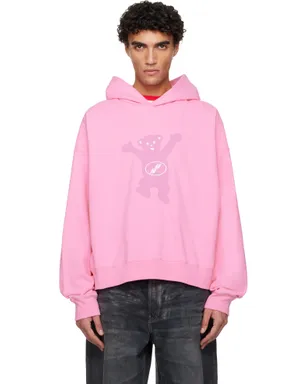 WE11DONE Pigment New Teddy Logo フーディ - サムネイル1