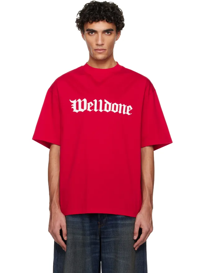 WE11DONE WE11DONE Gothic Logo Tシャツの商品画像