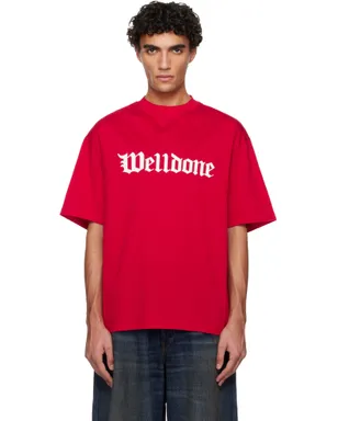 WE11DONE Gothic Logo Tシャツ - サムネイル1