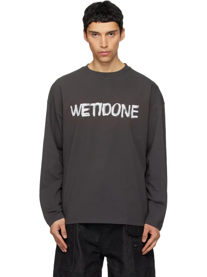 WE11DONE WE11DONE 'We11done' Graffiti Logo 長袖Tシャツの商品画像