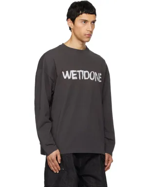 WE11DONE 'We11done' Graffiti Logo 長袖Tシャツ - サムネイル2