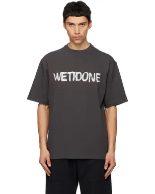 WE11DONE 'We11done' Graffiti Logo Tシャツ - サムネイル1