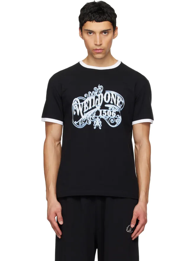 WE11DONE WE11DONE Vintage Logo リンガーTシャツの商品画像