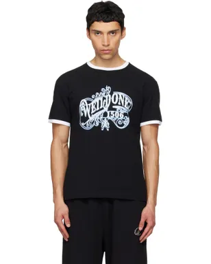 WE11DONE Vintage Logo リンガーTシャツ - サムネイル1