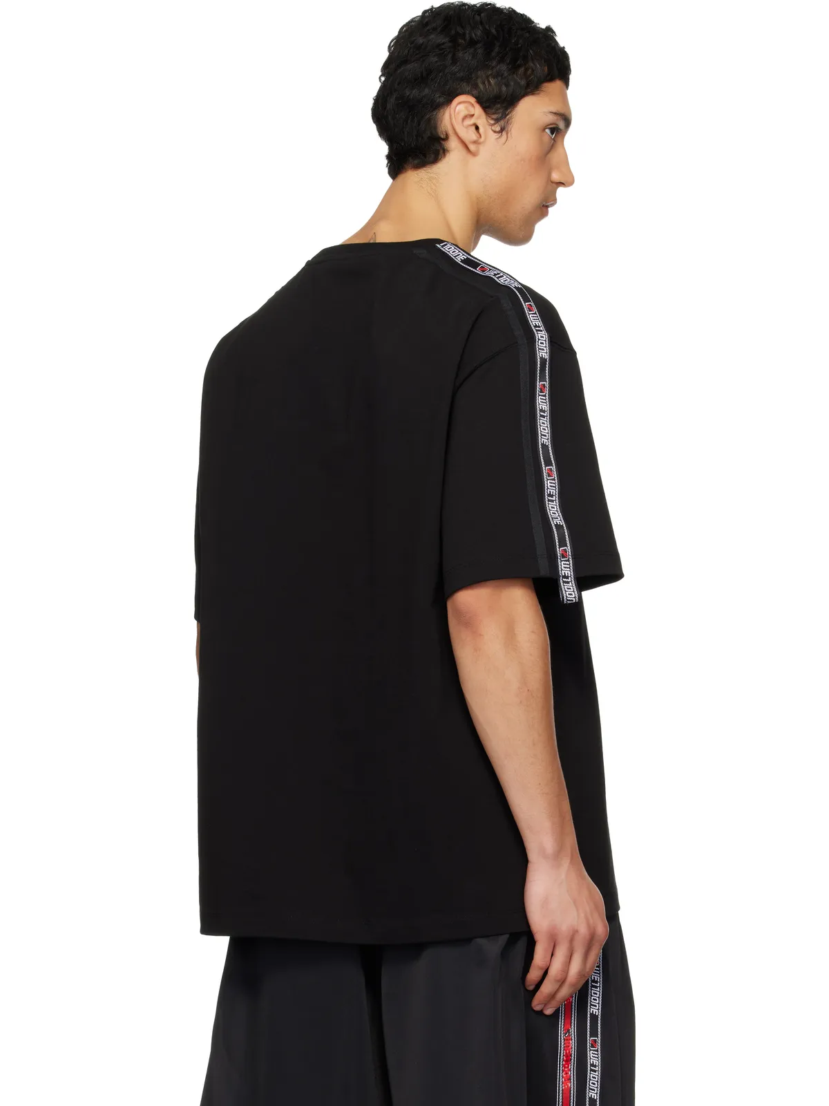 WE11DONE '1506' Logo テープ Tシャツ - 画像3
