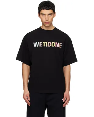 WE11DONE 'WE11DONE' パッチワーク Tシャツ - サムネイル1