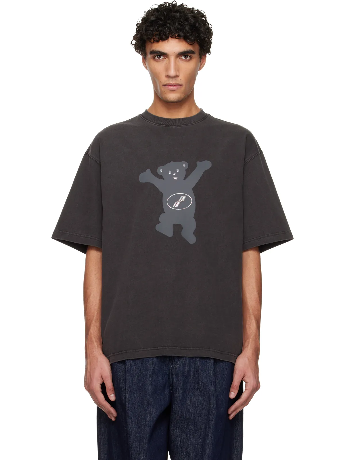 WE11DONE Teddy Logo Tシャツ - 画像1