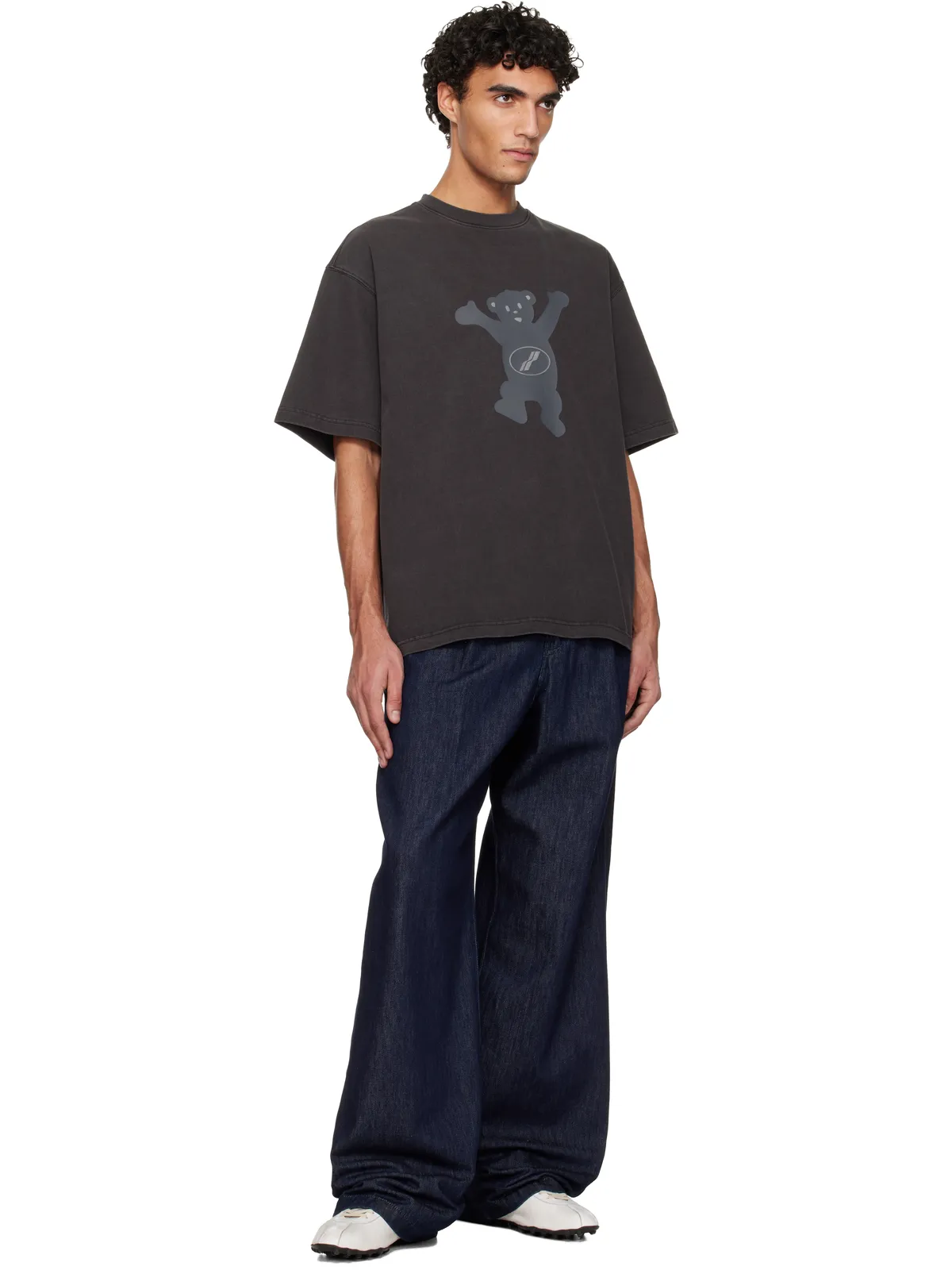 WE11DONE Teddy Logo Tシャツ - 画像4