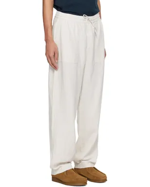 Merz b. Schwanen Worker's Linen ドローストリング トラウザーズ - サムネイル2