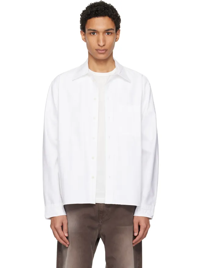Merz b. Schwanen Merz b. Schwanen Modern-Cut コットン オックスフォード 長袖シャツの商品画像