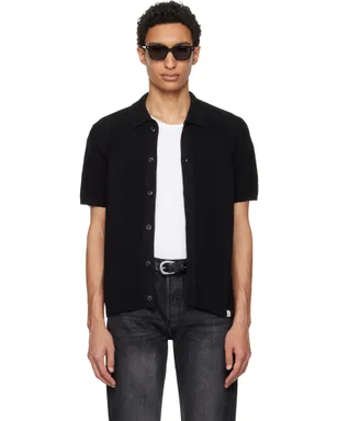 Merz b. Schwanen 1961 Ribbed Cotton Knit シャツ - サムネイル1
