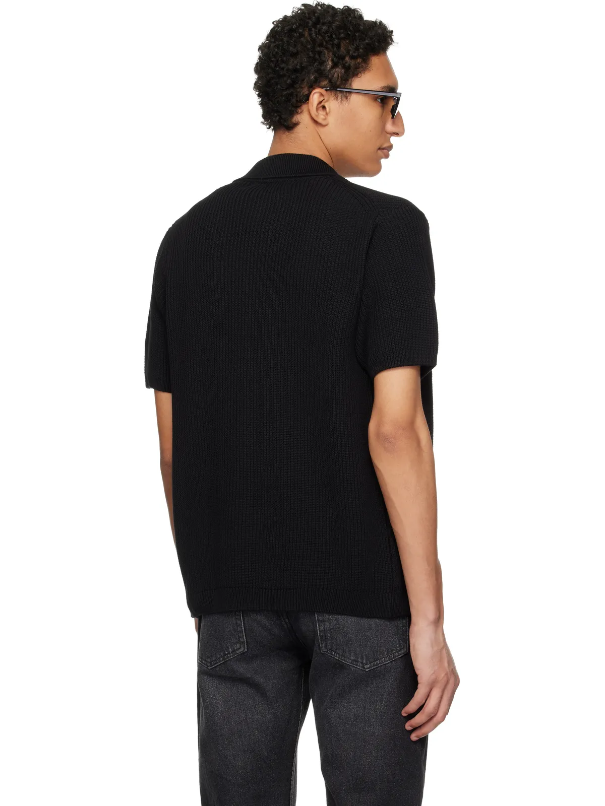Merz b. Schwanen 1961 Ribbed Cotton Knit シャツ - 画像3