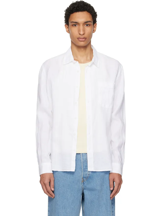 Merz b. Schwanen Merz b. Schwanen Relaxed Linen 長袖シャツの商品画像