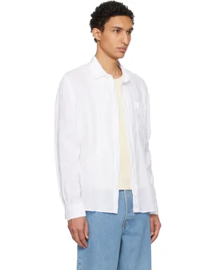 Merz b. Schwanen Relaxed Linen 長袖シャツ - サムネイル2