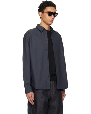 Merz b. Schwanen Button-Down コットン オックスフォード 長袖シャツ - サムネイル2