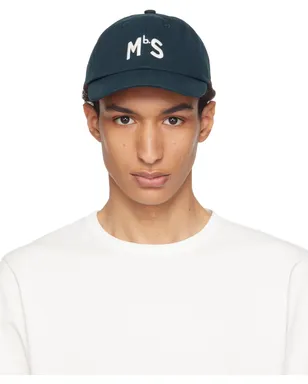 Merz b. Schwanen 'MbS' ロゴ コットンツイル キャップ - サムネイル1