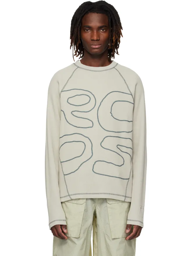 RCOS RCOS Stack Logo Waffleknit 長袖Tシャツの商品画像