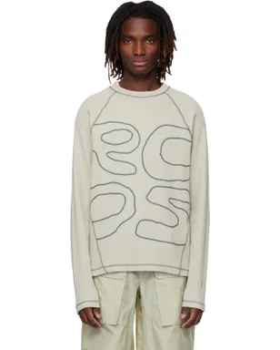 RCOS Stack Logo Waffleknit 長袖Tシャツ - サムネイル1