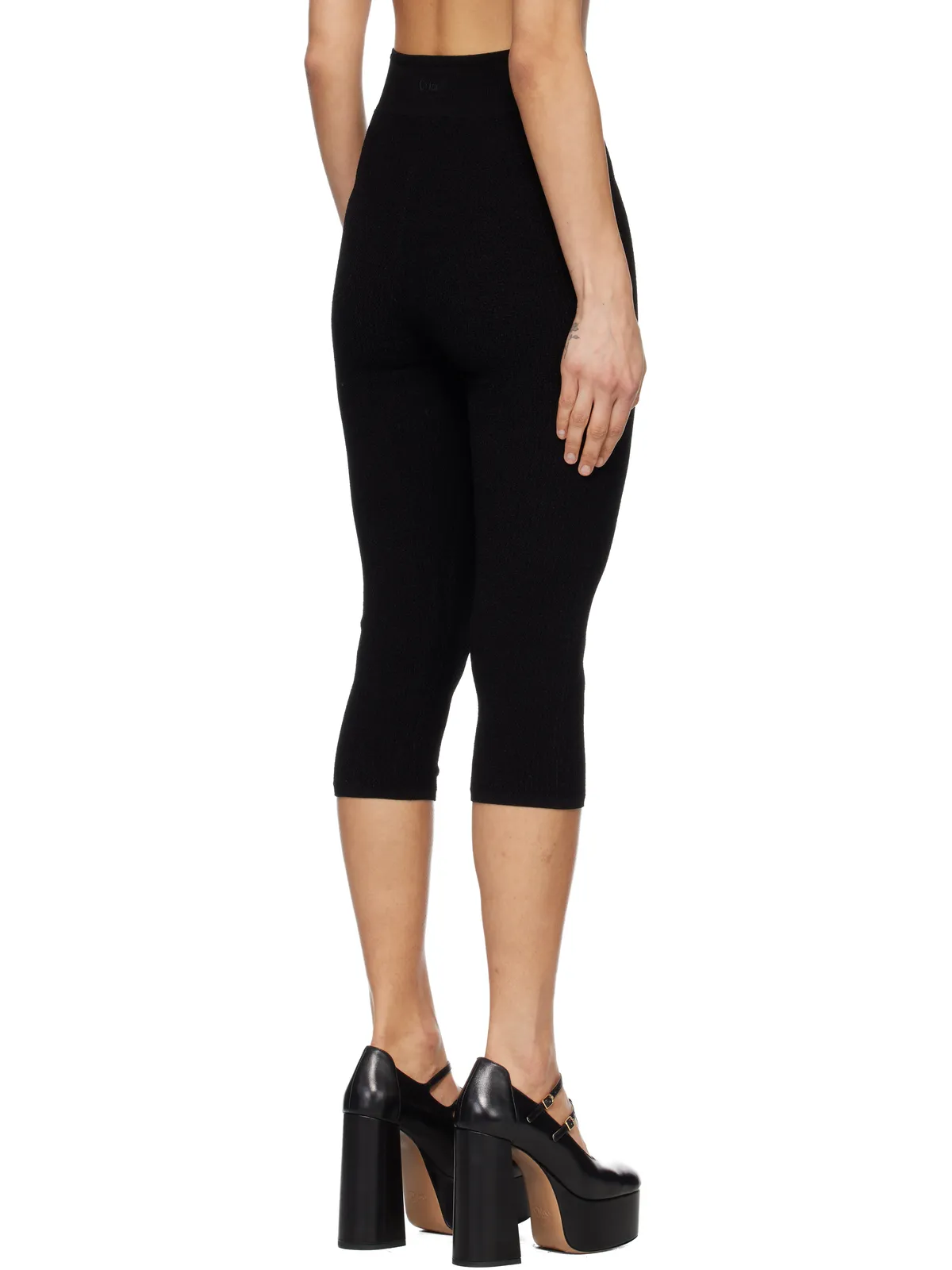 Chloe Legging Stretch Knit カプリ ショートパンツ - 画像3