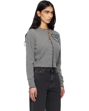 Chloe フィット ロゴ カーディガン - サムネイル2