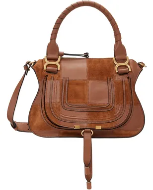 Chloe スモール Marcie グレイン＆スエードレザー ショルダーバッグ - サムネイル1