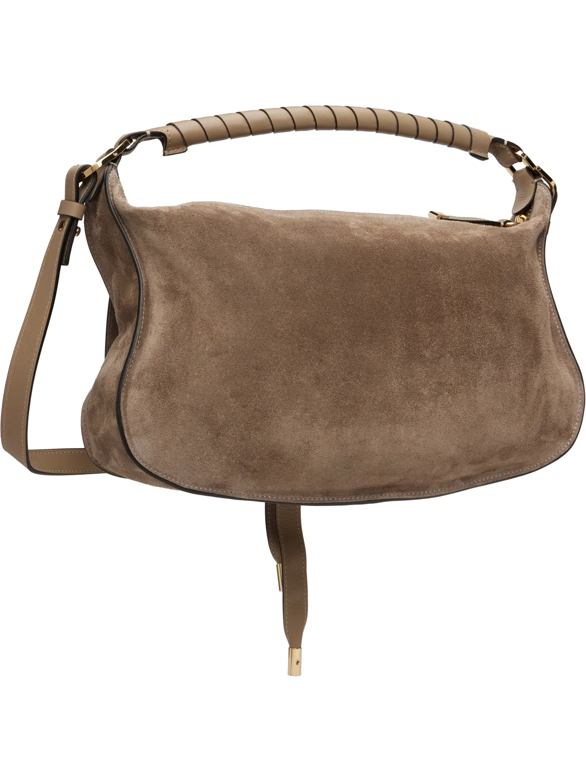 Chloe スモール Marcie スエードレザー ショルダーバッグ - 画像3