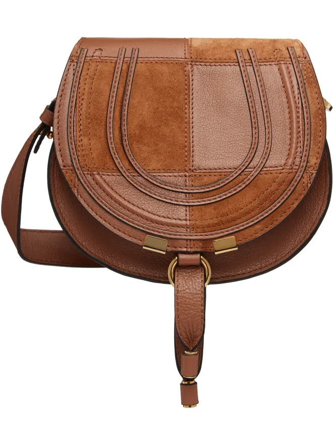 Chloe Chloe スモール Marcie グレイン＆スエードレザー サドルバッグの商品画像
