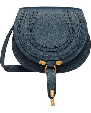 Chloe スモール Marcie グレインレザー サドルバッグ - サムネイル1