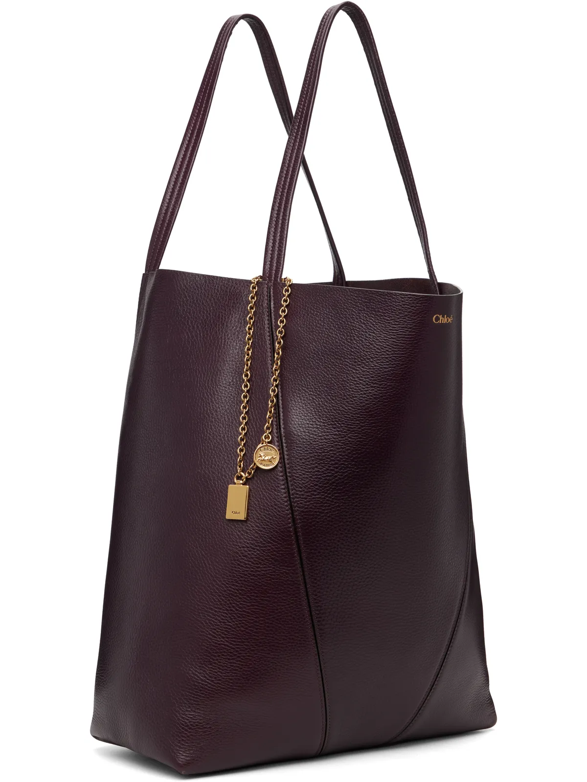 Chloe ラージ 'Chloé' Spin トートバッグ - 画像2