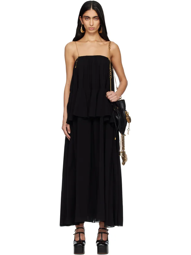 Chloe Chloe ノースリーブ シルクジョーゼット マキシドレスの商品画像