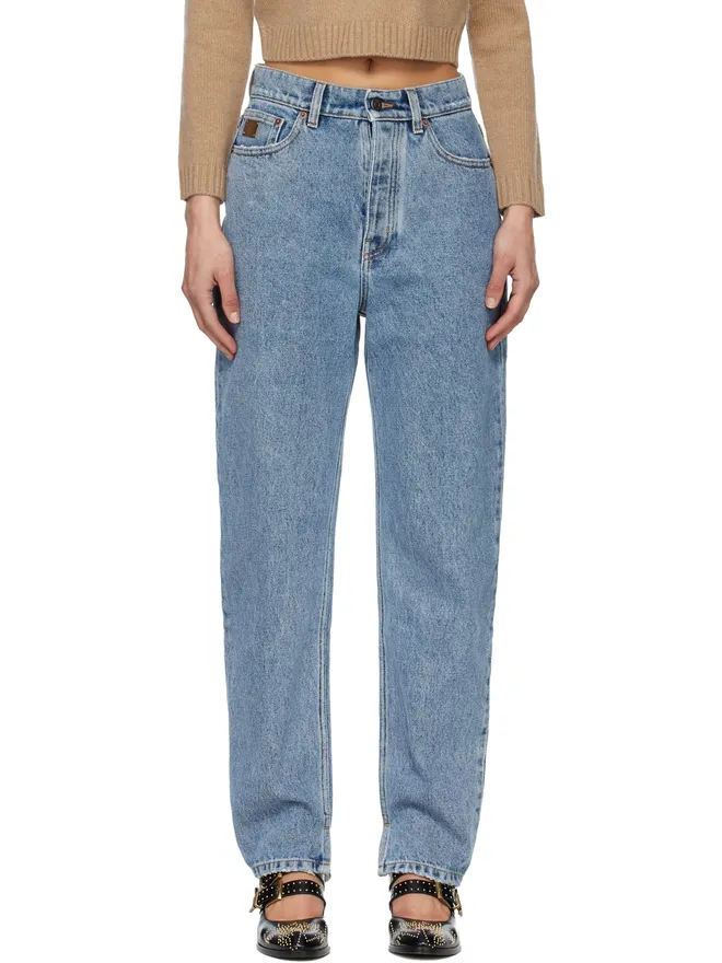Chloe Chloe ハイウエスト テーパードジーンズの商品画像