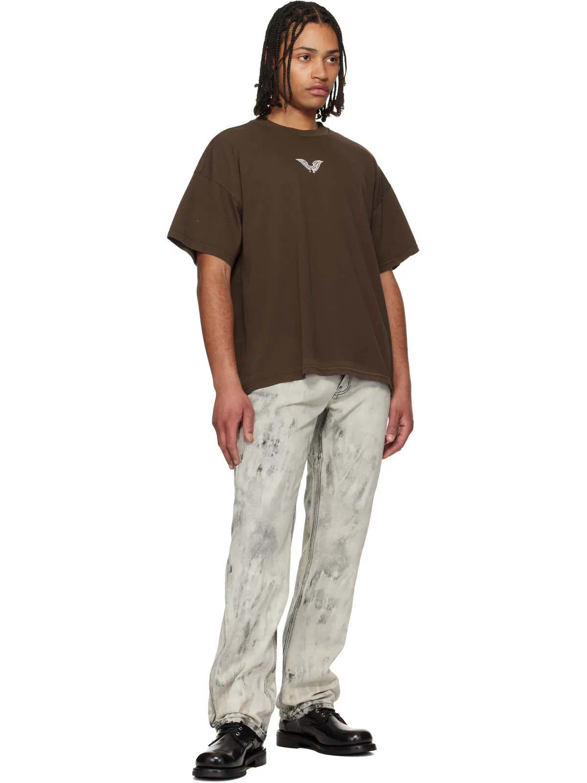 ALEXANDER DIGENOVA Logo Inside Out Tシャツ - 画像4