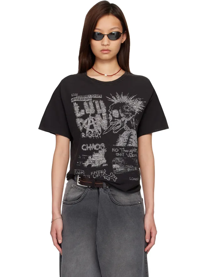 LU'U DAN LU'U DAN Thrash Tシャツの商品画像