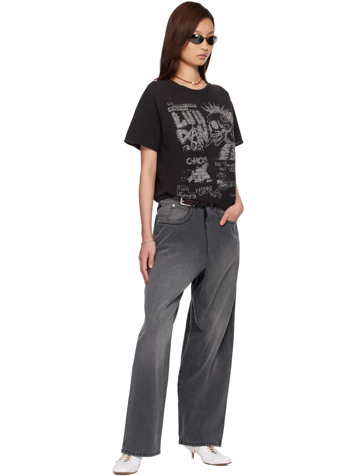 LU'U DAN Thrash Tシャツ - 画像4
