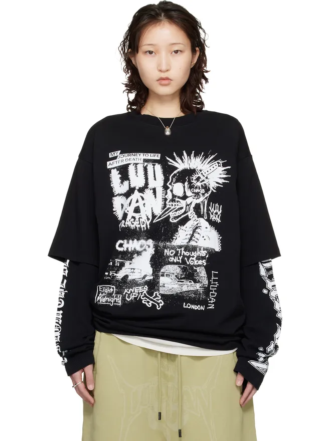 LU'U DAN LU'U DAN Double Deck Tシャツの商品画像