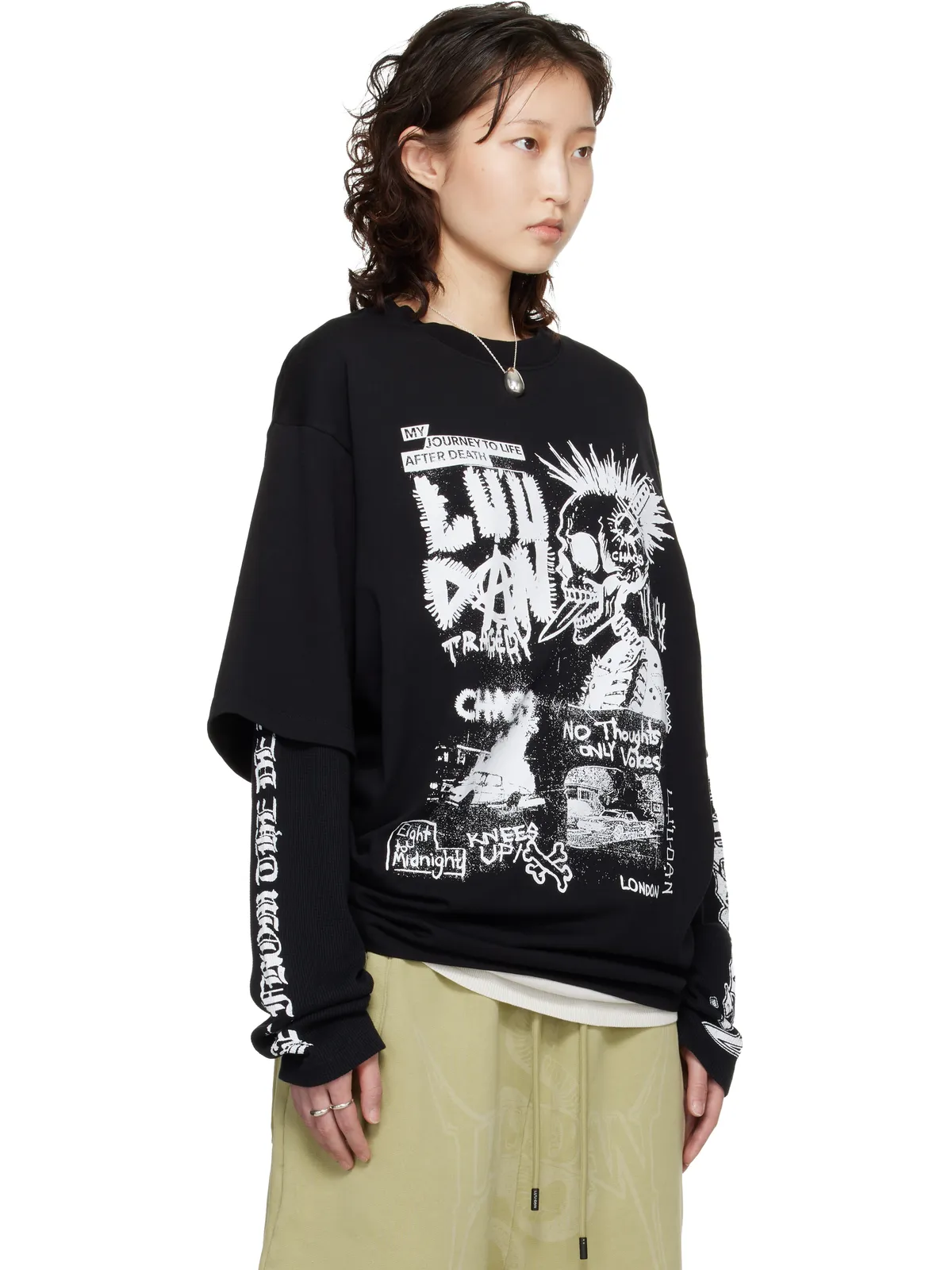 LU'U DAN Double Deck Tシャツ - 画像2