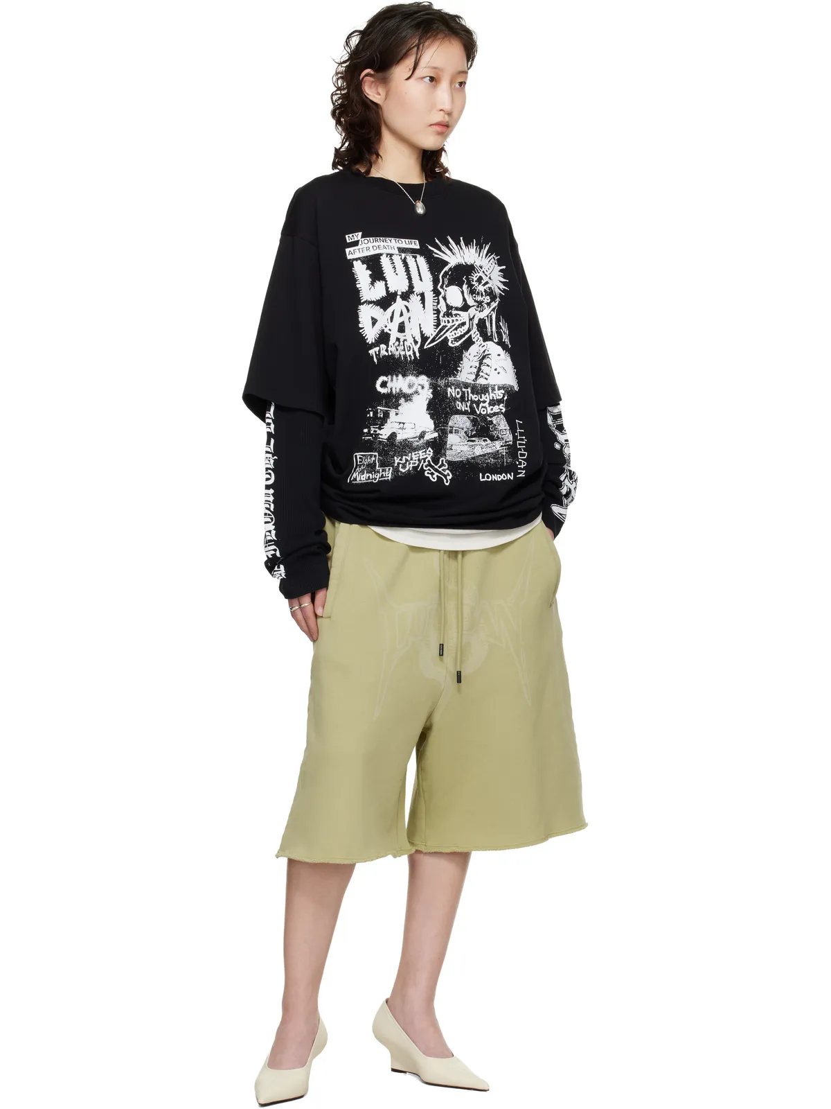 LU'U DAN Double Deck Tシャツ - 画像4